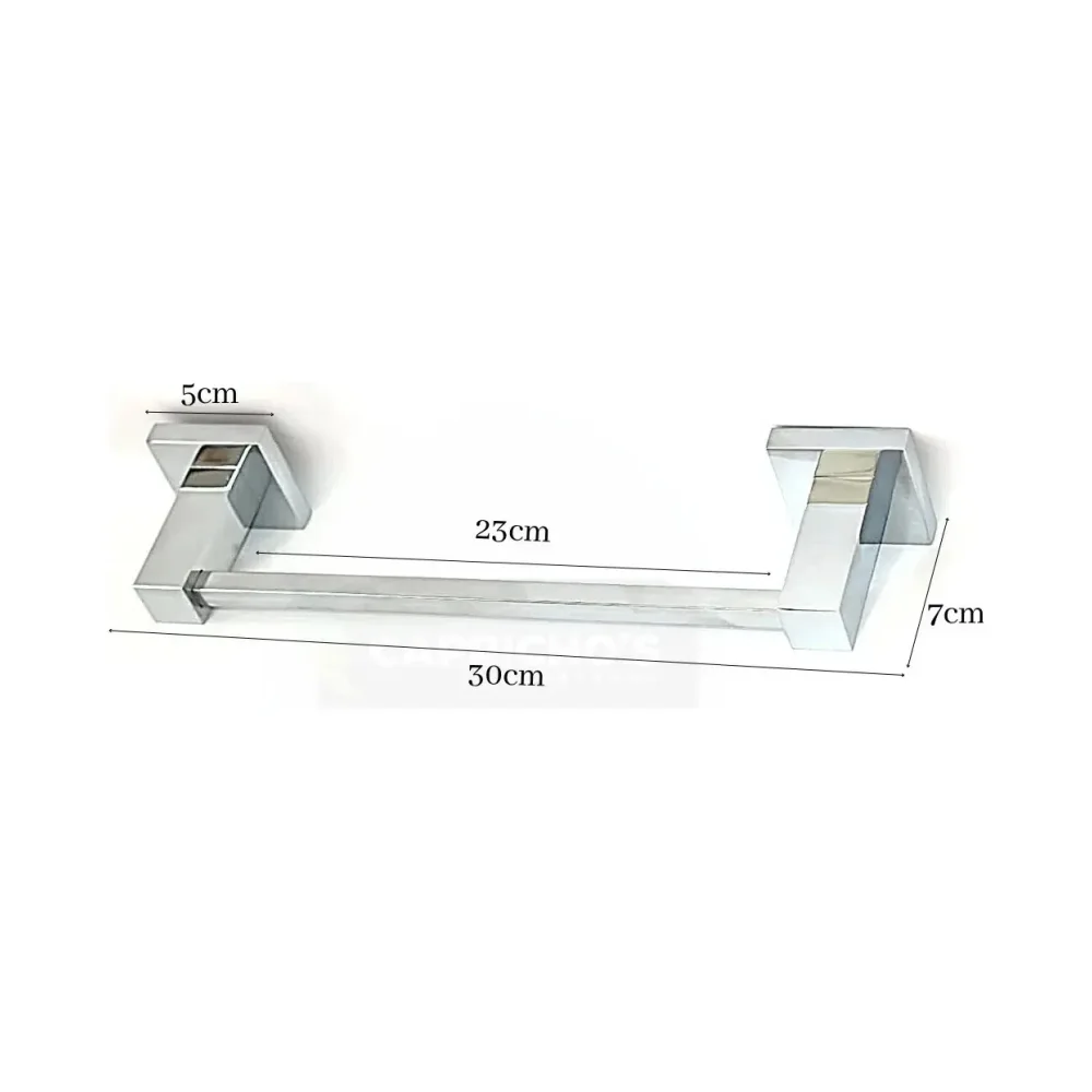 Toalheiro Barra Rosto Deca Quadratta Cromado 2040.c83.030