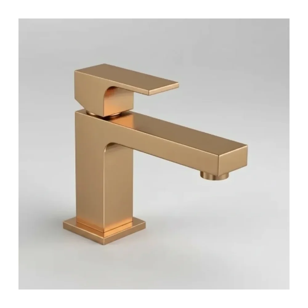 Torneira Para Banheiro Unic Bica Baixa Gold Matte Deca