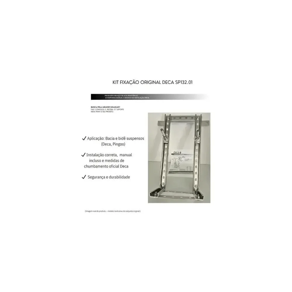 Fixação Para Bacia/bidê Suspenso Alvenaria Sp.132.01 Deca